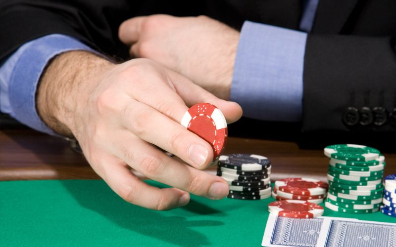Poker Chip Trick