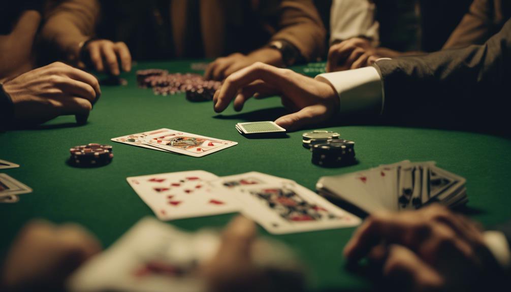 poker game with seven cards