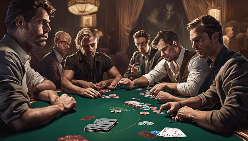 poker players study rivers