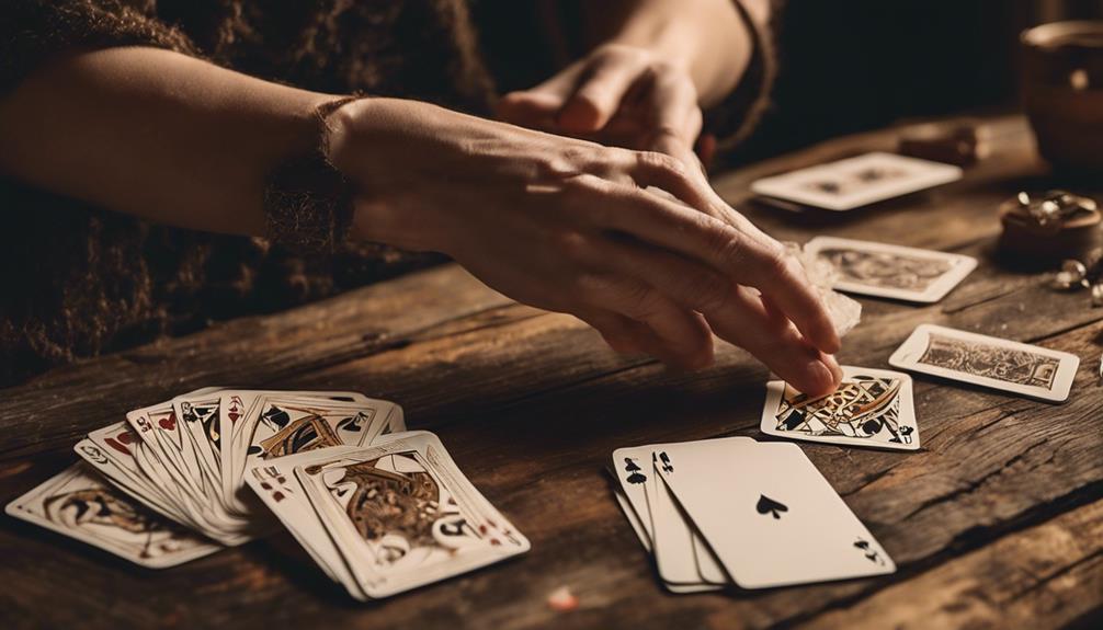 shuffling through the deck